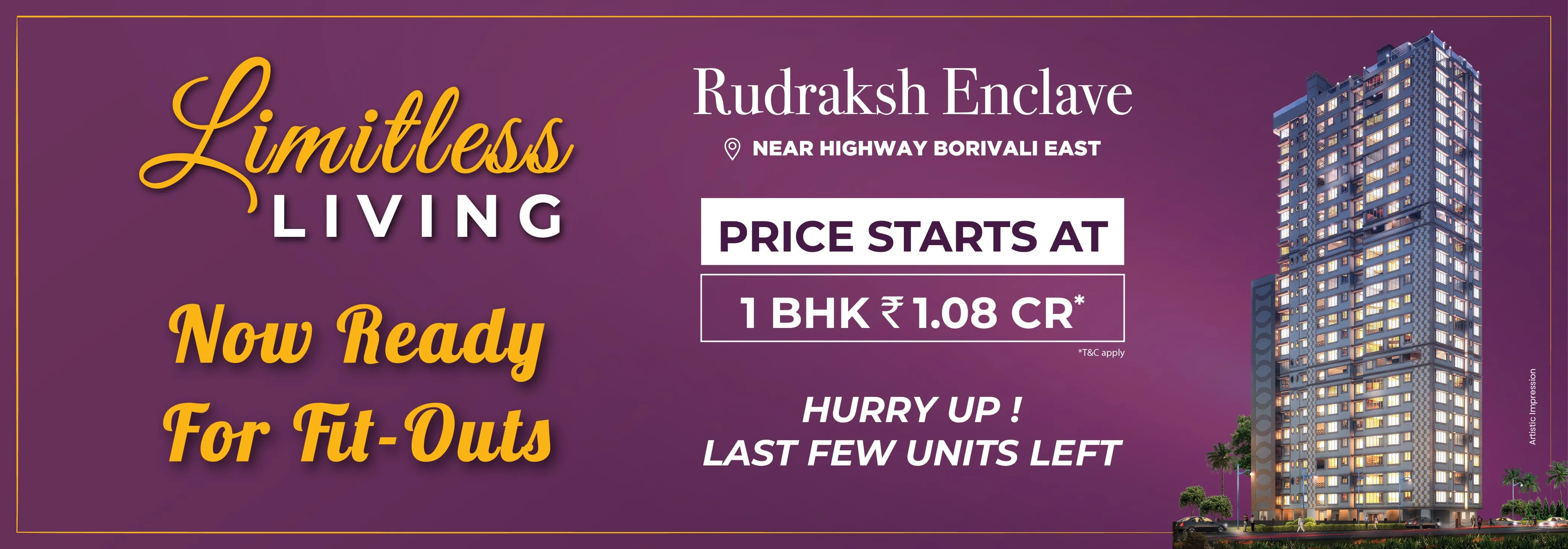 1/2 BHK Flats in Borivali East
